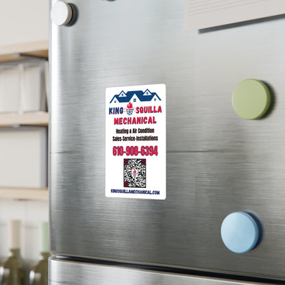 KSM Logo & QR Contact Sticker - King Squilla Mechanical
