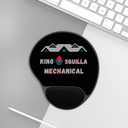 KSM Mouse Pad with Wrist Rest - Office Desk Accessory - King Squilla Mechanical