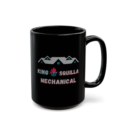 KSM Coffee Mug — Black Ceramic - King Squilla Mechanical