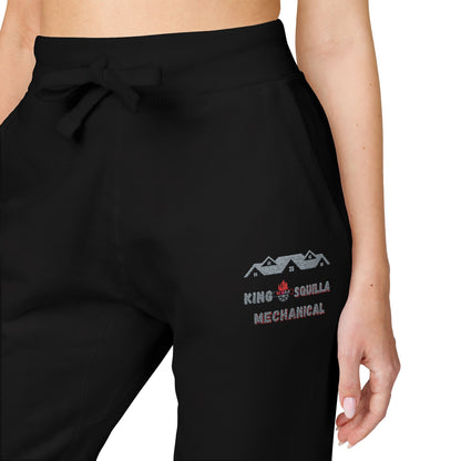 KSM Black Sweatpants – Cozy Fleece Joggers - King Squilla Mechanical