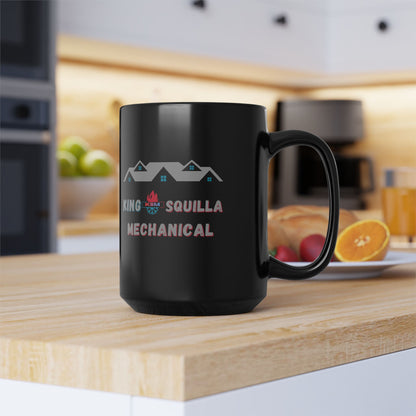 KSM Coffee Mug — Black Ceramic - King Squilla Mechanical
