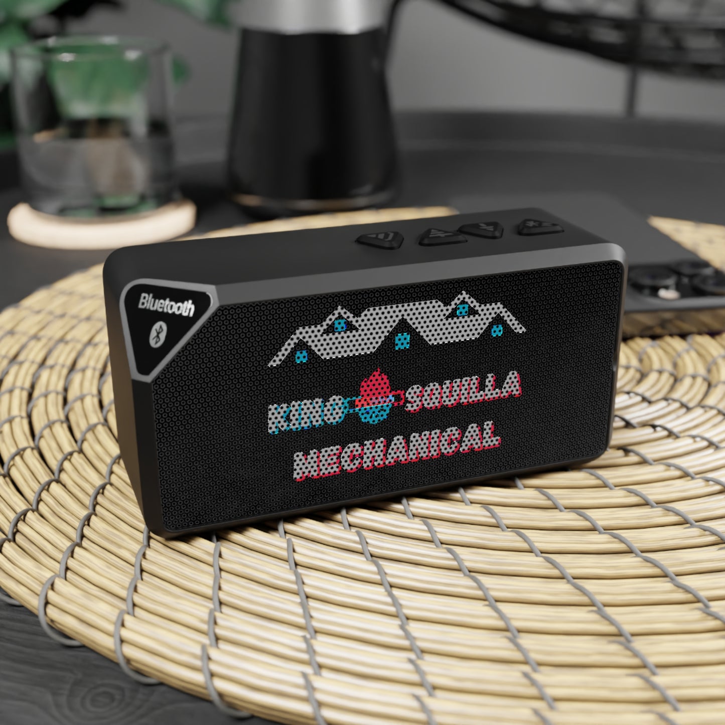 KSM Jabba Bluetooth Speaker — Retro Pixel Space Design Portable Speaker - King Squilla Mechanical