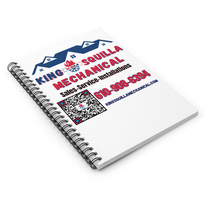 KSM Light Spiral Notebook - HVAC Sales, Service & Installations - King Squilla Mechanical