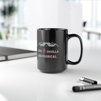 KSM Coffee Mug — Black Ceramic - King Squilla Mechanical
