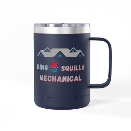 KSM Tumbler Mug - Insulated 15oz Coffee Cup - King Squilla Mechanical