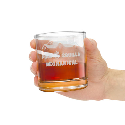 KSM Engraved 10.5oz Whiskey Glass - King Squilla Mechanical