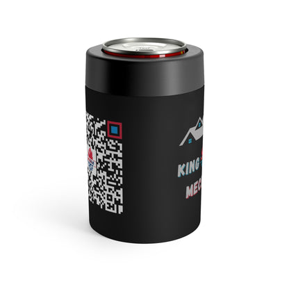 KSM 12oz. Can Cooler - Black Stainless-Steel - King Squilla Mechanical