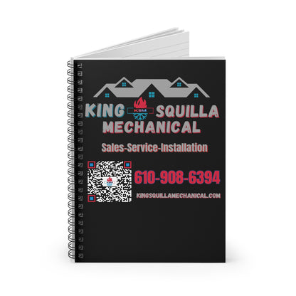 KSM Spiral Notebook - HVAC Sales & Service Notebook - King Squilla Mechanical