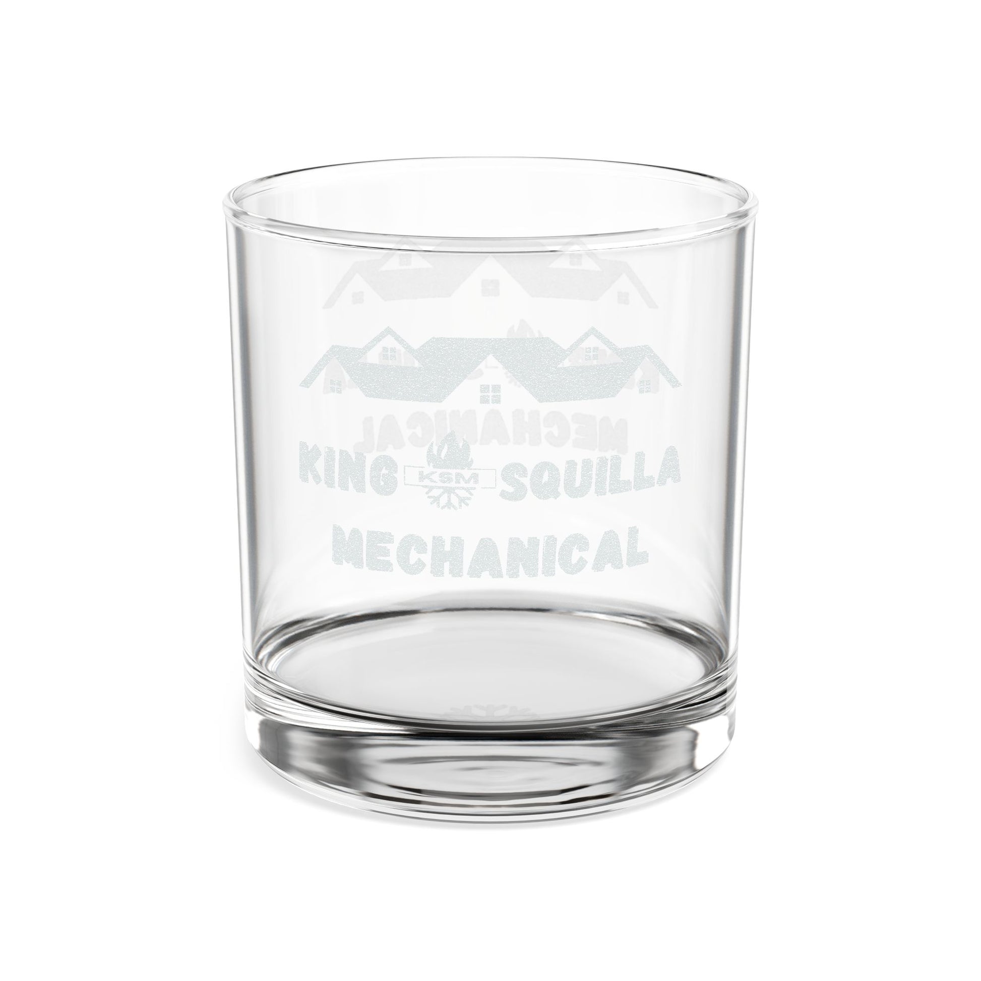 KSM Engraved 10.5oz Whiskey Glass - King Squilla Mechanical