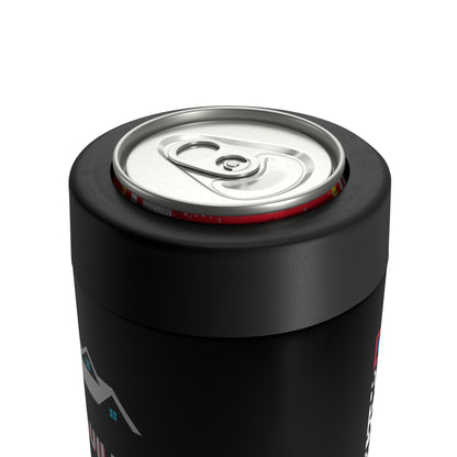 KSM 12oz. Can Cooler - Black Stainless-Steel - King Squilla Mechanical