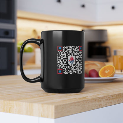 KSM Coffee Mug — Black Ceramic - King Squilla Mechanical