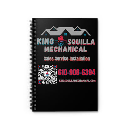 KSM Spiral Notebook - HVAC Sales & Service Notebook - King Squilla Mechanical