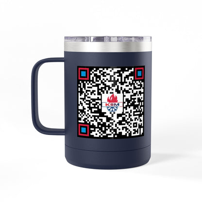 KSM Tumbler Mug - Insulated 15oz Coffee Cup - King Squilla Mechanical