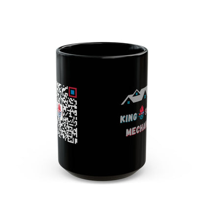KSM Coffee Mug — Black Ceramic - King Squilla Mechanical