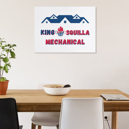 KSM Light Logo Canvas Print - Multiple Sizes No Frame - King Squilla Mechanical