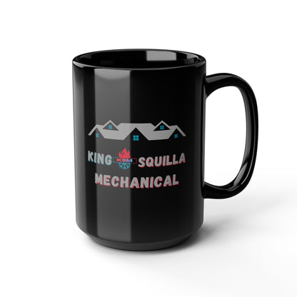 KSM Coffee Mug — Black Ceramic - King Squilla Mechanical