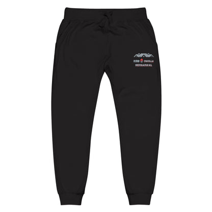 KSM Black Sweatpants – Cozy Fleece Joggers - King Squilla Mechanical