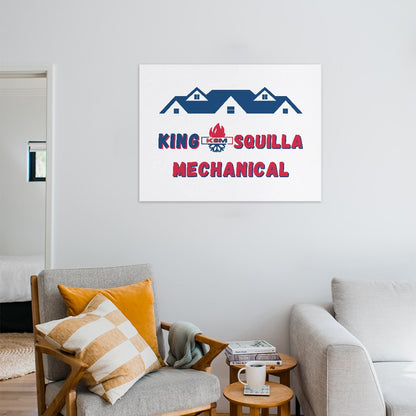 KSM Light Logo Canvas Print - Multiple Sizes No Frame - King Squilla Mechanical