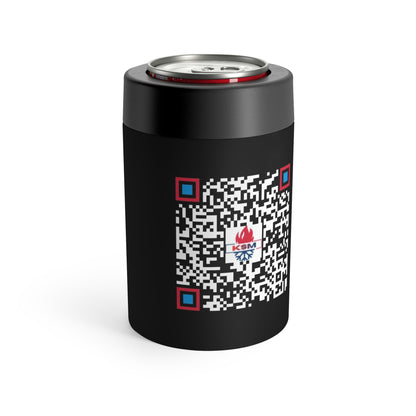 KSM 12oz. Can Cooler - Black Stainless-Steel - King Squilla Mechanical