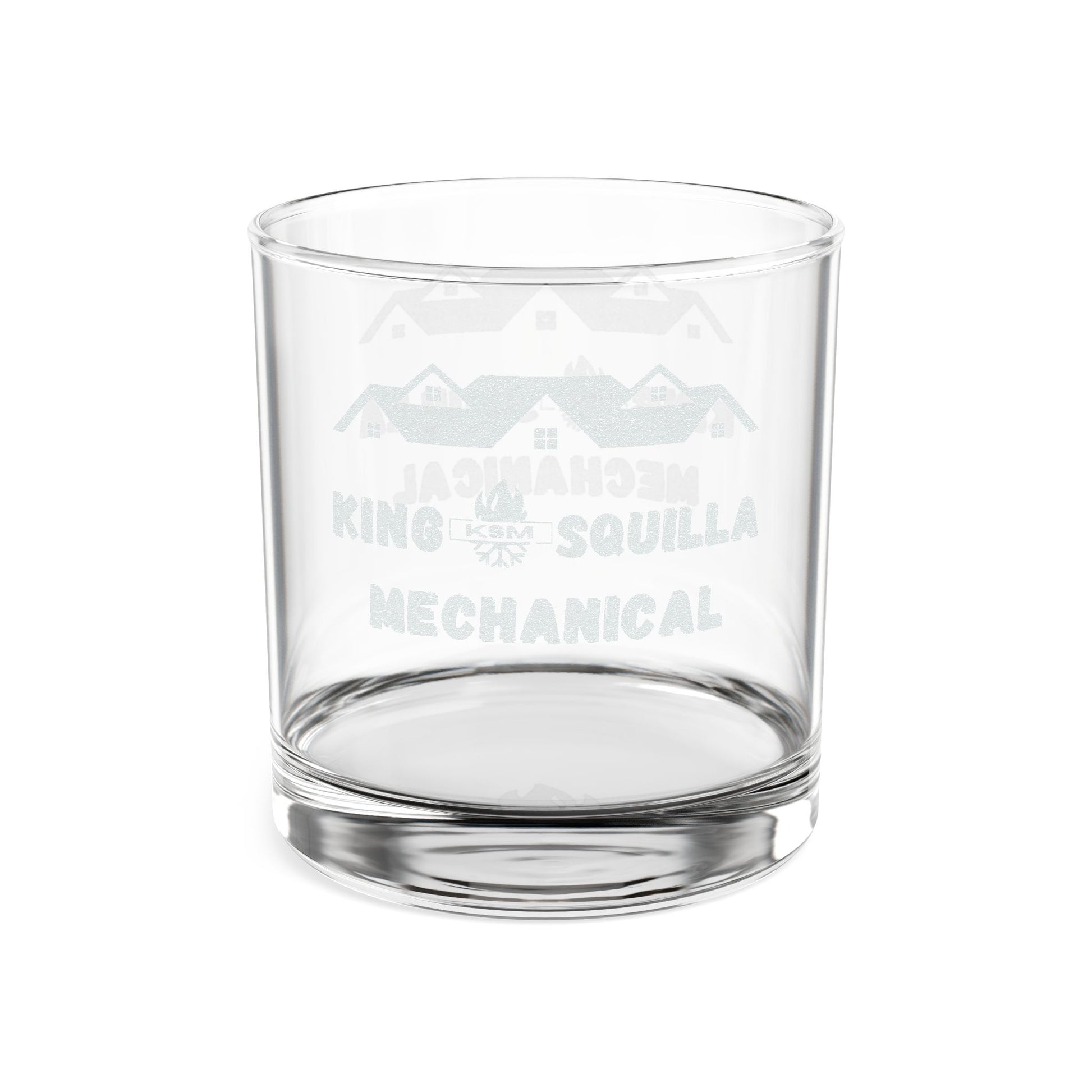 KSM Engraved 10.5oz Whiskey Glass - King Squilla Mechanical