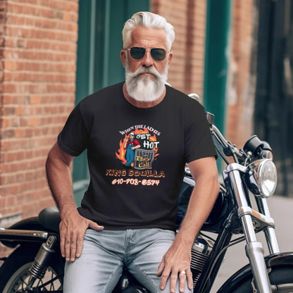 KSM Dark Hot Ladies Gildan G500 T-Shirt - King Squilla Mechanical