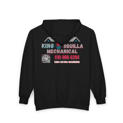 KSM Zip Hoodie — King Squilla Mechanical Logo - King Squilla Mechanical