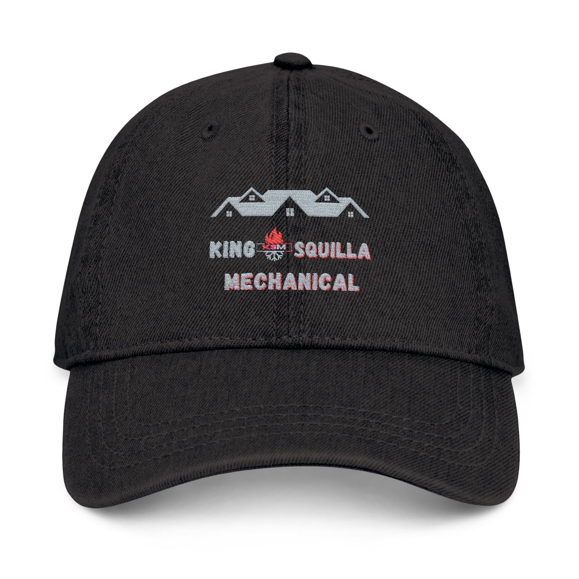 KSM Embroidered Denim Hat - Unstructured 6-panel - King Squilla Mechanical