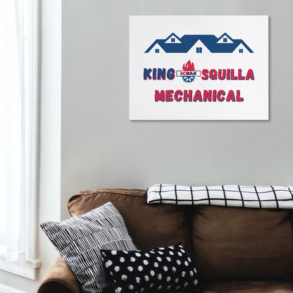 KSM Light Logo Canvas Print - Multiple Sizes No Frame - King Squilla Mechanical