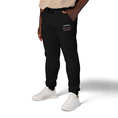 KSM Black Sweatpants – Cozy Fleece Joggers - King Squilla Mechanical