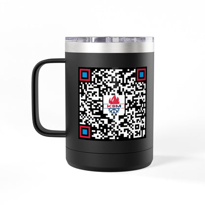 KSM Tumbler Mug - Insulated 15oz Coffee Cup - King Squilla Mechanical
