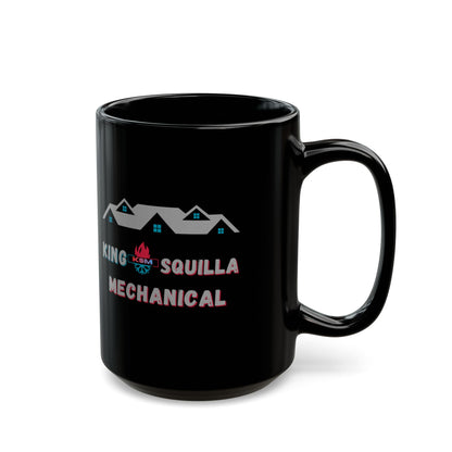 KSM Coffee Mug — Black Ceramic - King Squilla Mechanical
