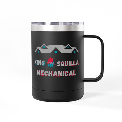 KSM Tumbler Mug - Insulated 15oz Coffee Cup - King Squilla Mechanical