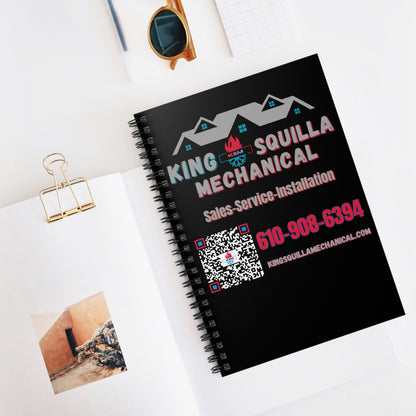 KSM Spiral Notebook - HVAC Sales & Service Notebook - King Squilla Mechanical