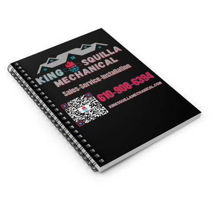 KSM Spiral Notebook - HVAC Sales & Service Notebook - King Squilla Mechanical
