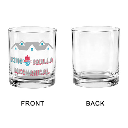 10 oz Whiskey Glass with Crystal Embellishment - King Squilla Mechanical