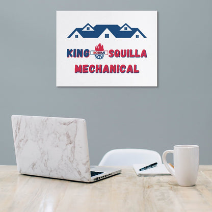 KSM Light Logo Canvas Print - Multiple Sizes No Frame - King Squilla Mechanical