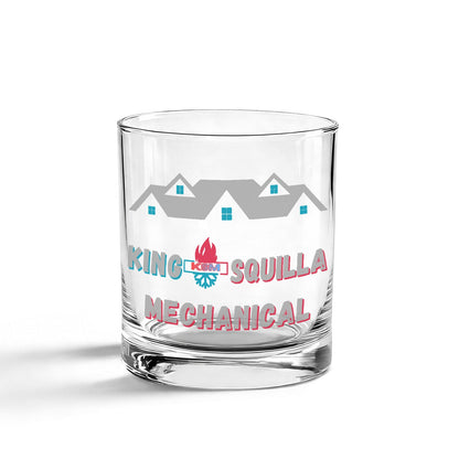 10 oz Whiskey Glass with Crystal Embellishment - King Squilla Mechanical