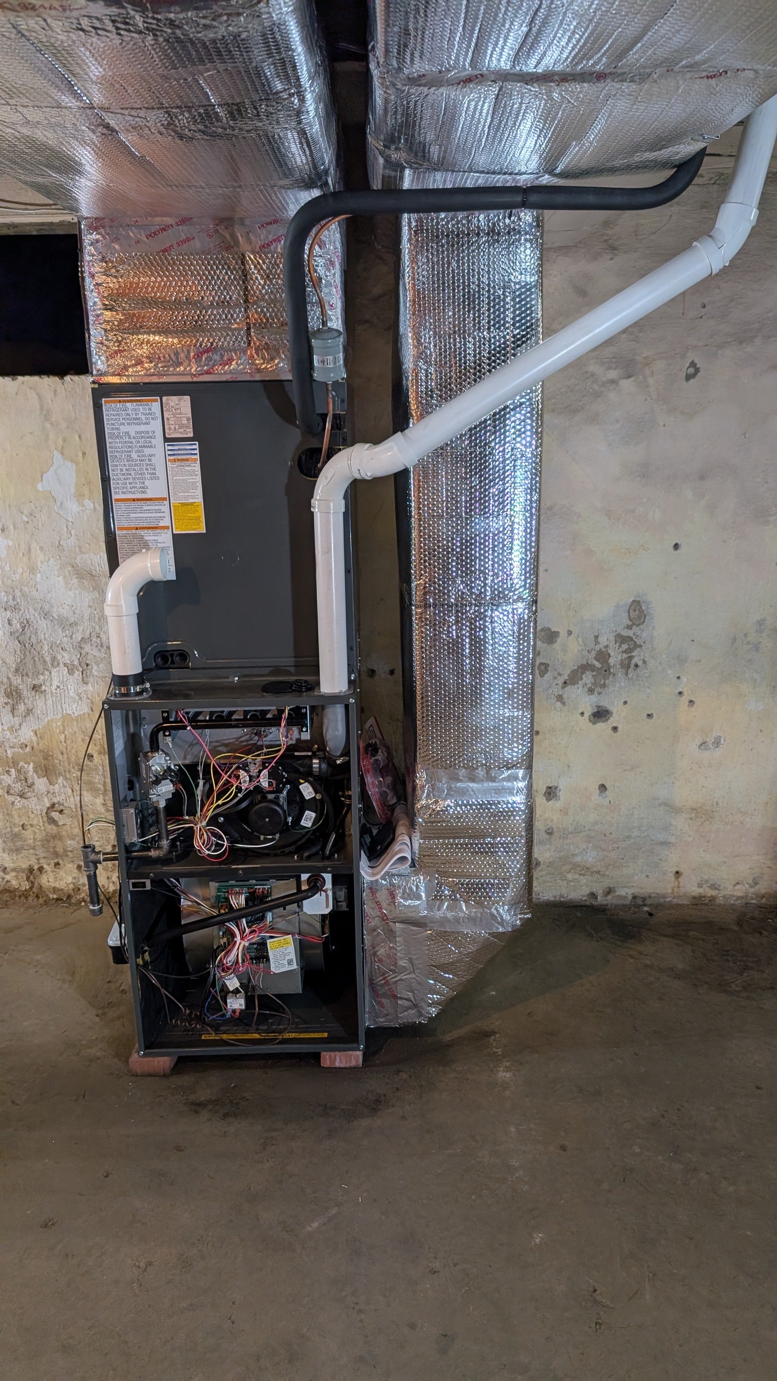 High-efficiency furnace installation by KSM in Sewell, NJ