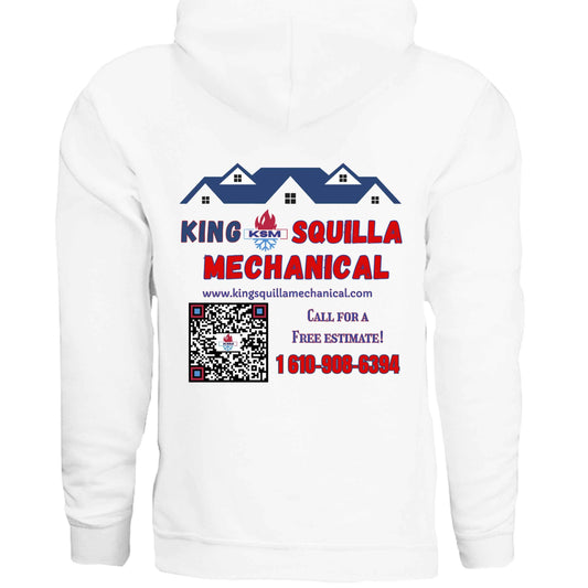 King Squilla Mechanical HVAC Branded Hoodie - Professional Technician Apparel