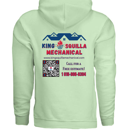 King Squilla Mechanical HVAC Branded Hoodie - Professional Technician Apparel
