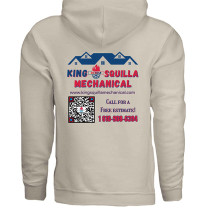 King Squilla Mechanical HVAC Branded Hoodie - Professional Technician Apparel