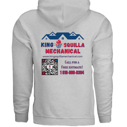 King Squilla Mechanical HVAC Branded Hoodie - Professional Technician Apparel