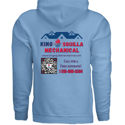 King Squilla Mechanical HVAC Branded Hoodie - Professional Technician Apparel
