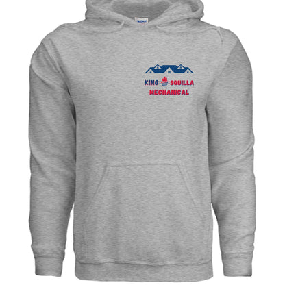 King Squilla Mechanical HVAC Branded Hoodie - Professional Technician Apparel