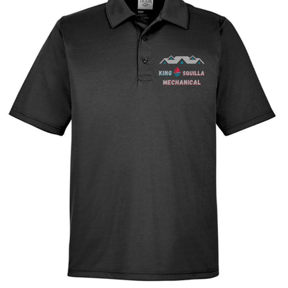 KSM Button Up Performance Polo Shirt