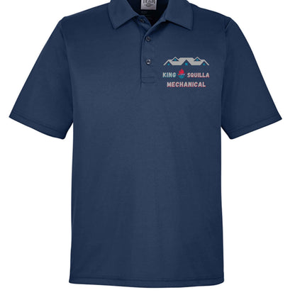 KSM Button Up Performance Polo Shirt