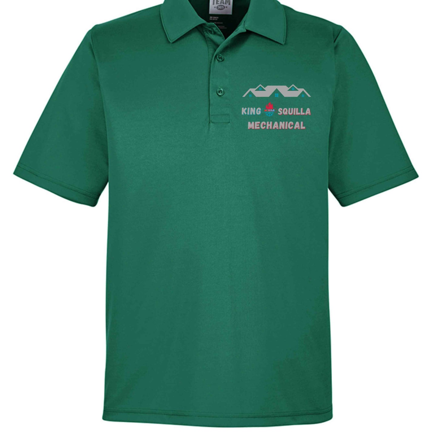 KSM Button Up Performance Polo Shirt