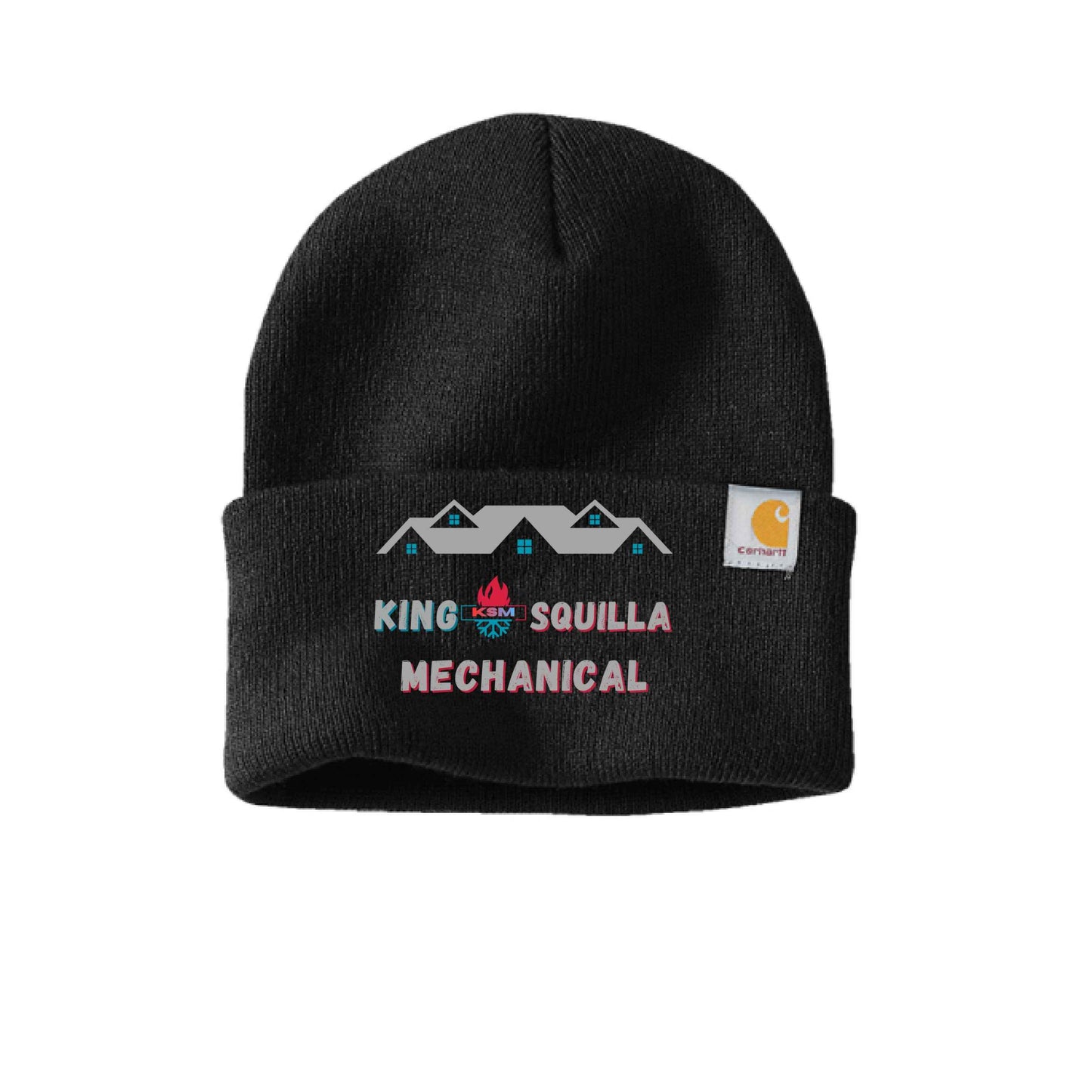 KSM Carhartt Beanie - King Squilla Mechanical Branded Winter Hat