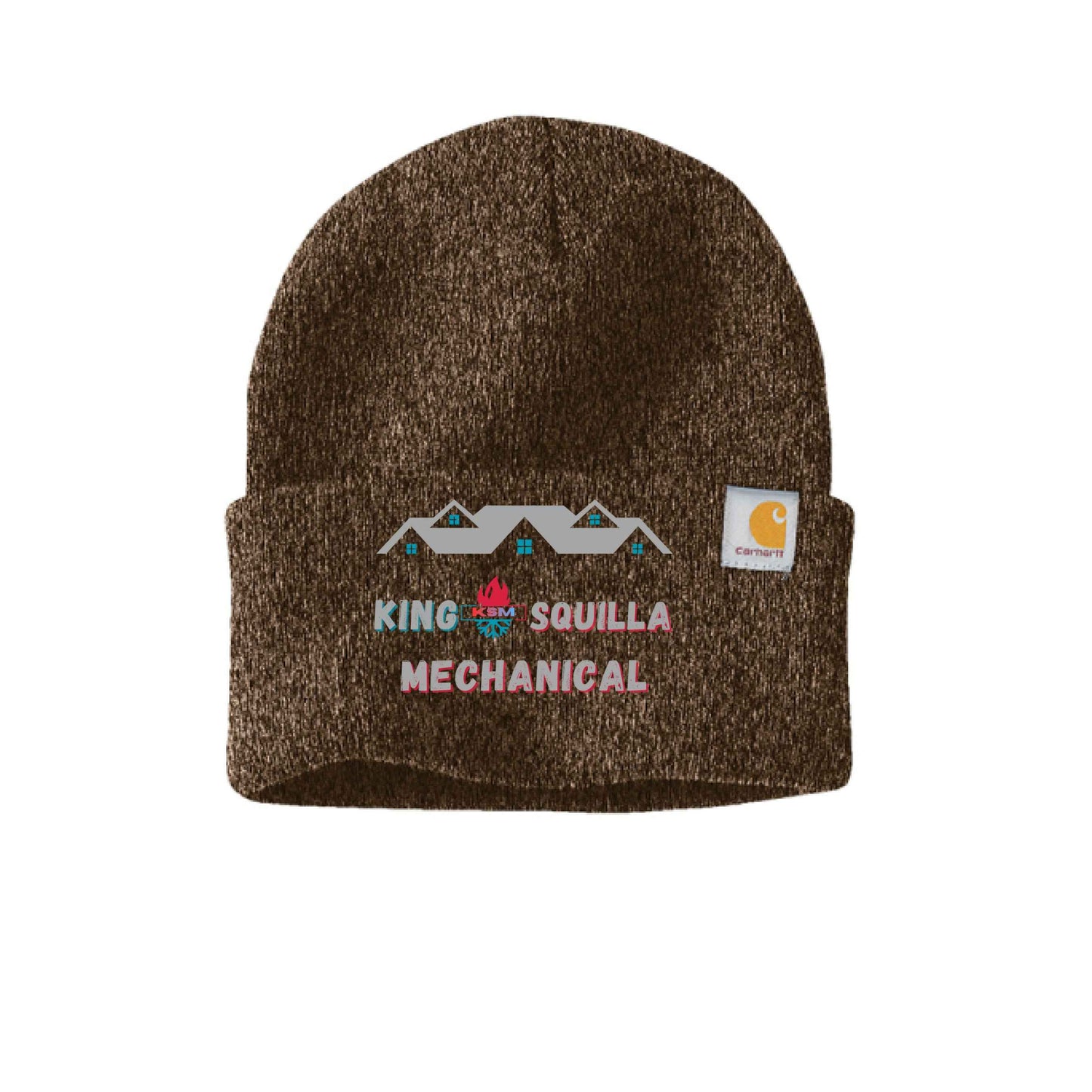 KSM Carhartt Beanie - King Squilla Mechanical Branded Winter Hat