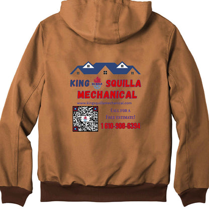 KSM Carhartt Brown Thermal-Lined Duck Active Jacket